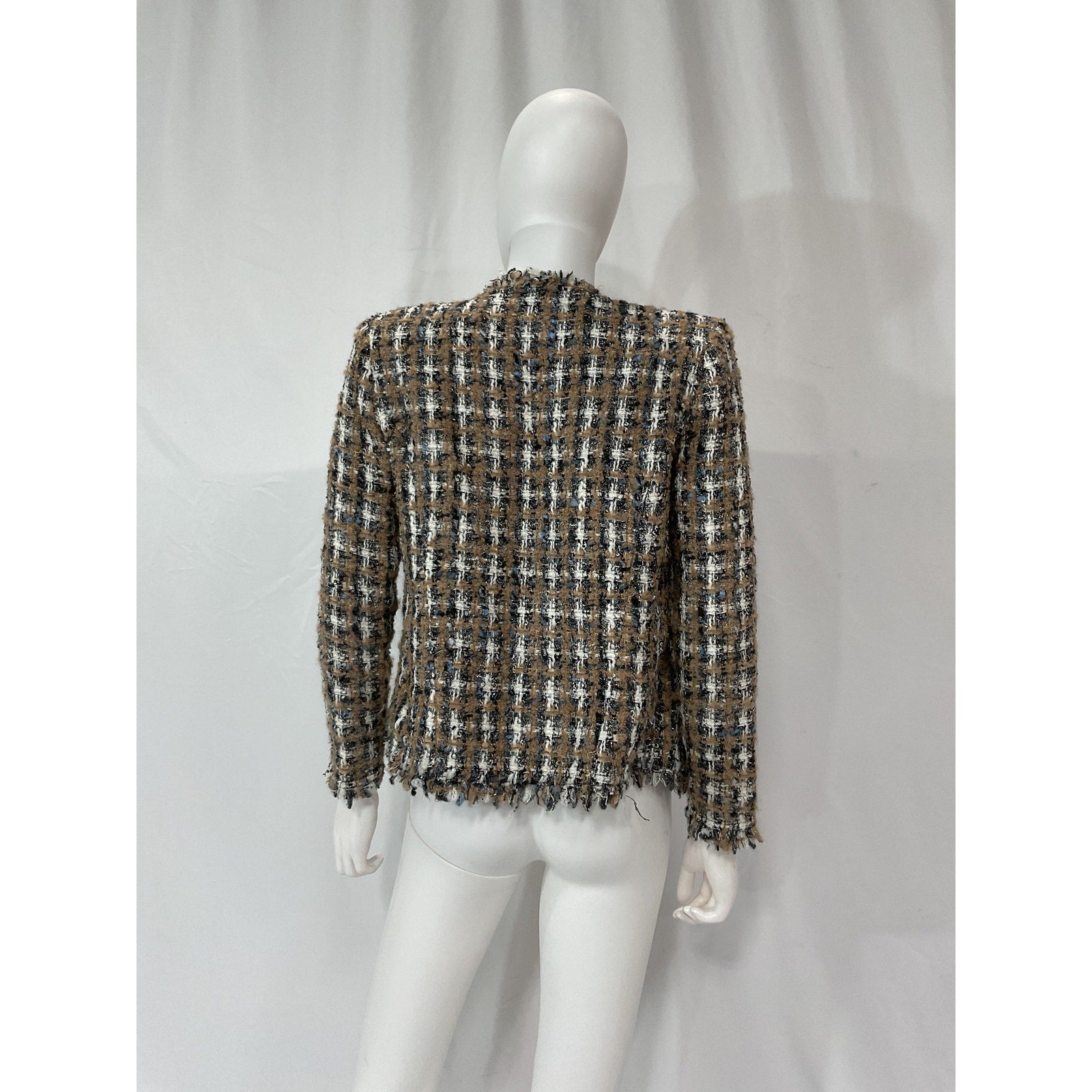 Iro 'Vella' Brown Wool-Blend Jacket Size 36
