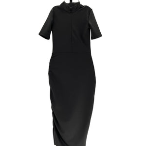 Atoir Sleek Black Lara Worthington Midi Dress Size XS