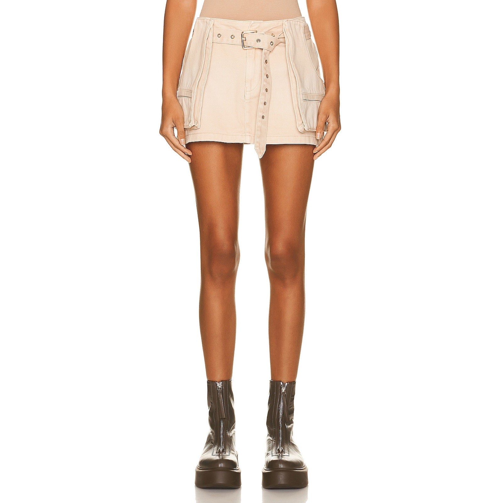 Ser.O.Ya 'Lia' Tan Twill Skirt Size 26