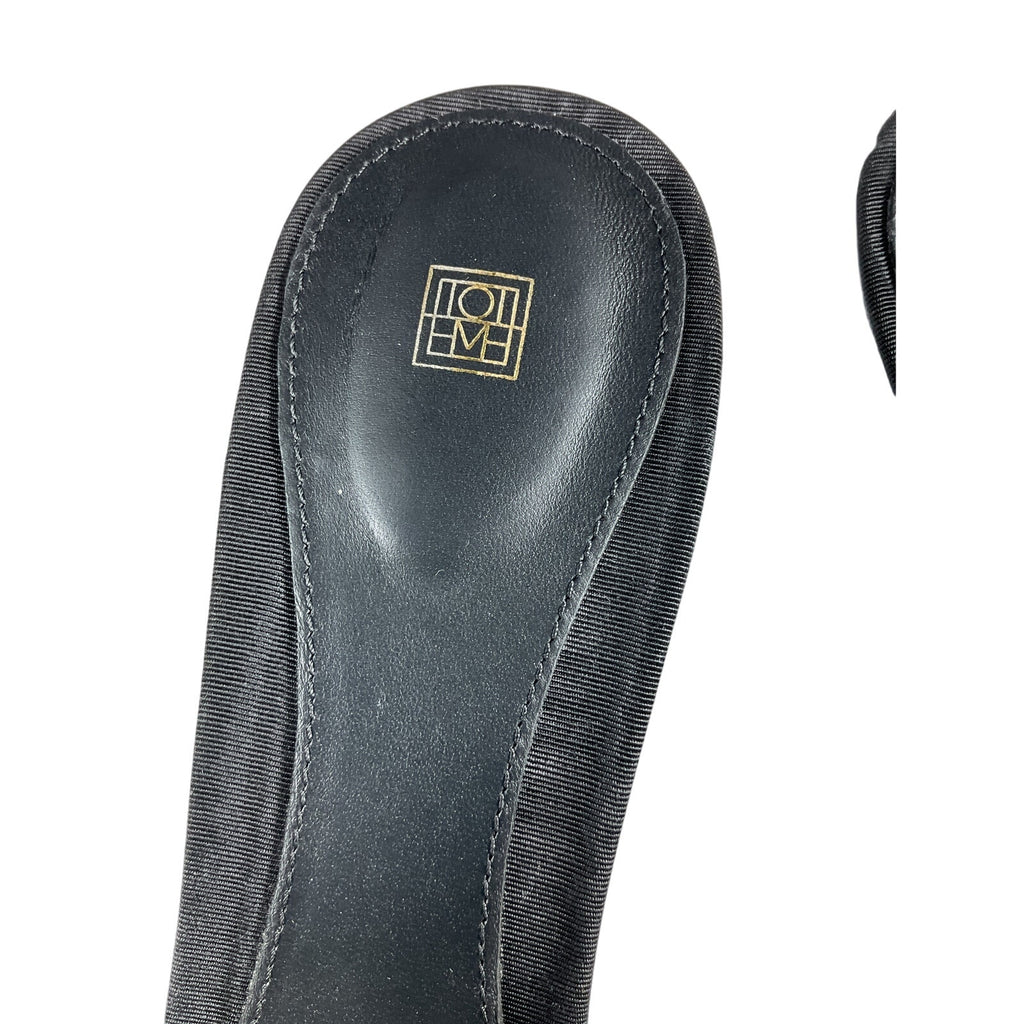 Toteme 'Moire' Black Mules Size 8