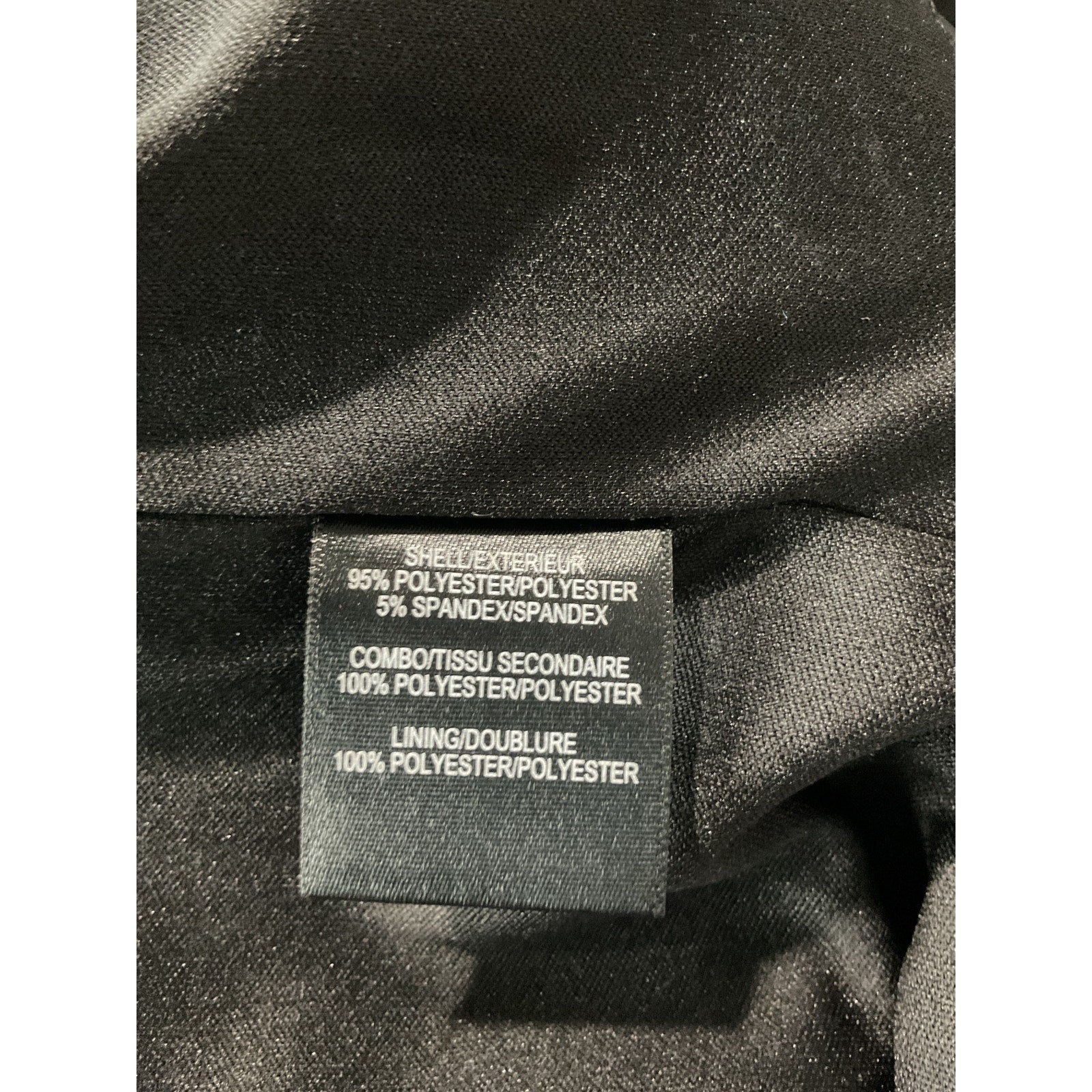 Neiman Marcus Black Polyester One33 Social Excl Plt Taffeta And Velvet Dress Size 4