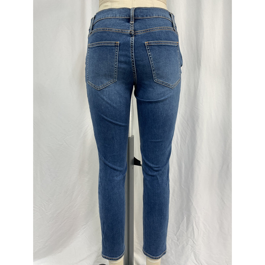 Hatch The Slim 'Maternity' Blue Cotton Jean Size 28