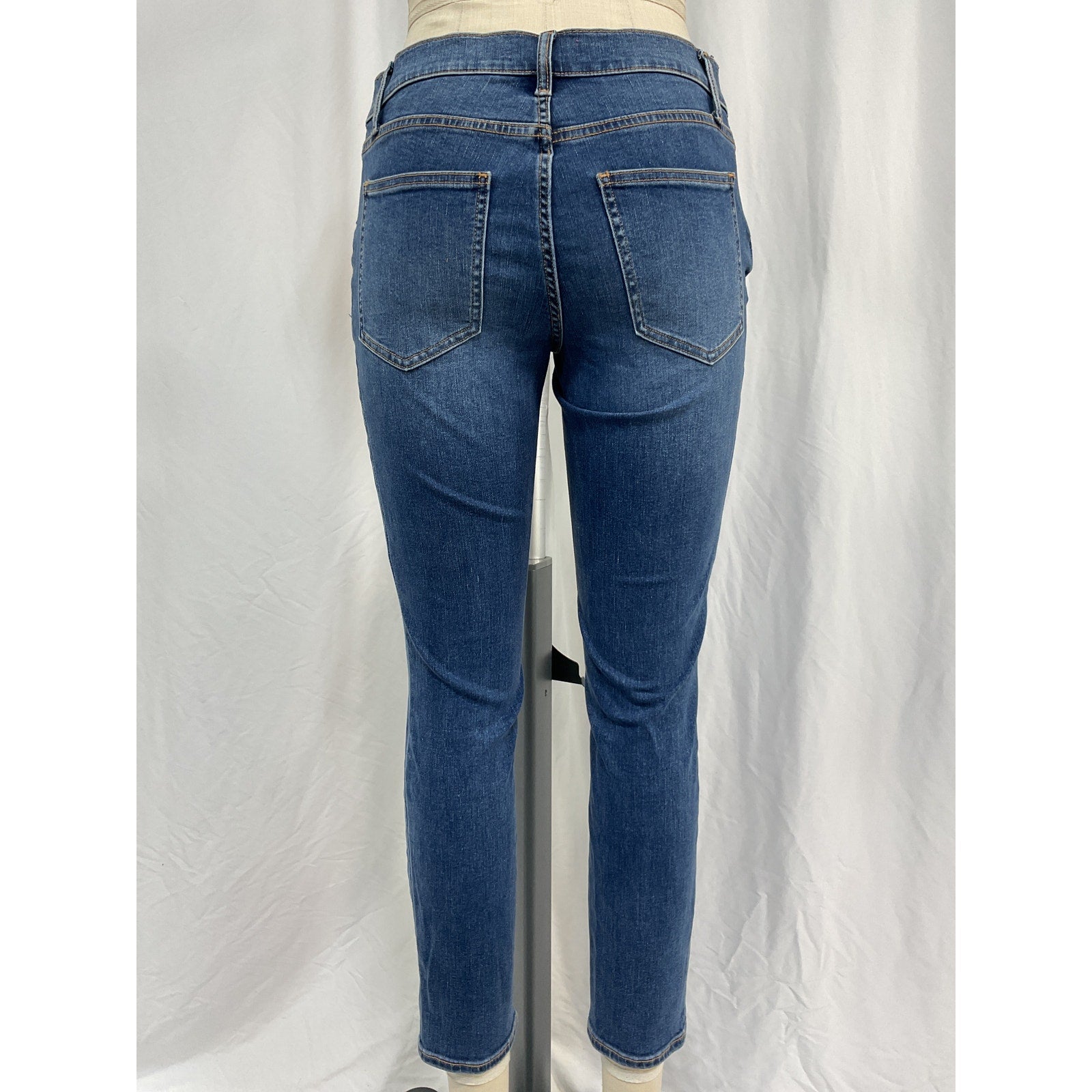 Hatch The Slim 'Maternity' Blue Cotton Jean Size 28