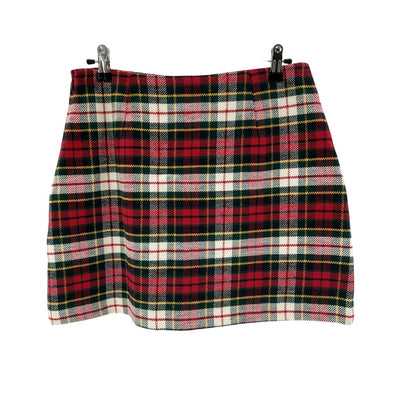 Hill House Home Plaid Multicolor Hallie Skirt Size M