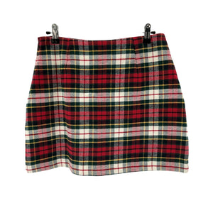 Hill House Home Plaid Multicolor Hallie Skirt Size M