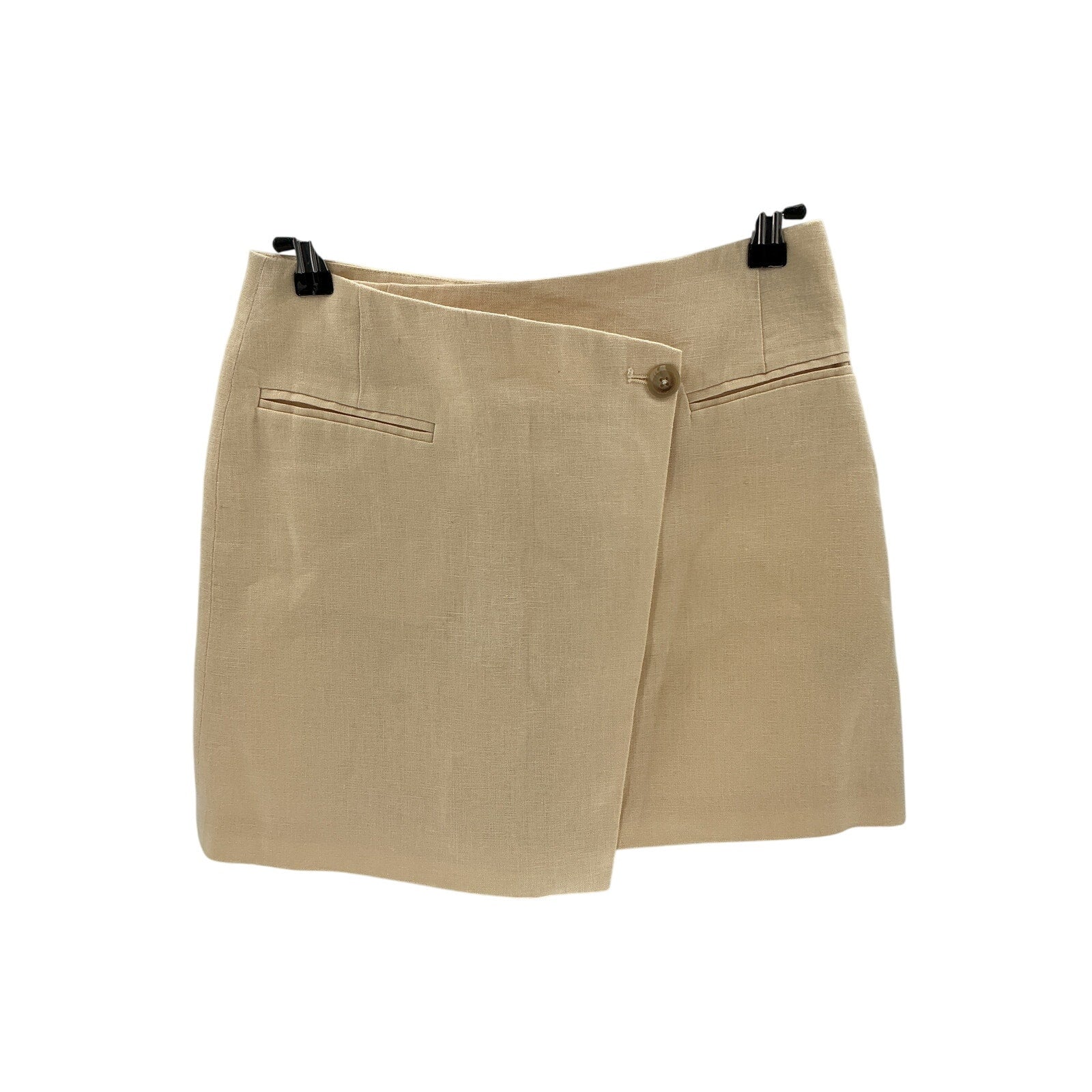 Anine Bing 'Natalia' Beige Linen Skirt Size XS