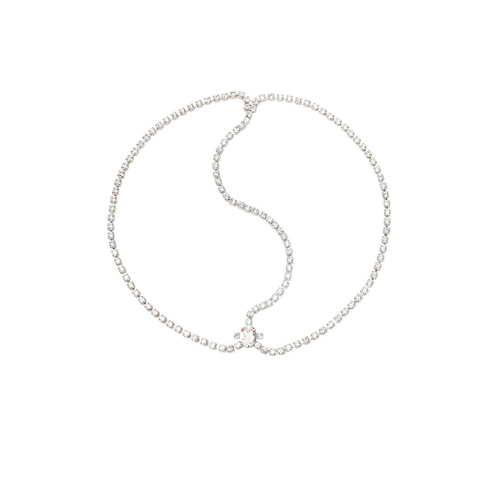 Jennifer Behr 'Alice' Silver Crystal Diadem Size OS