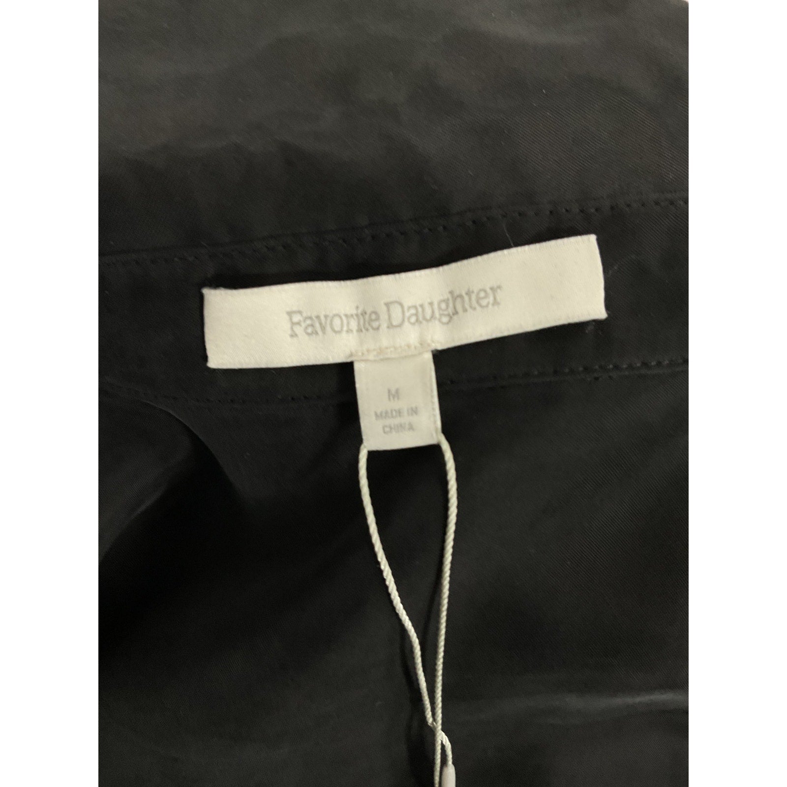 Favorite Daughter 'The Knot Your Typical' Black Top Size M - NWT