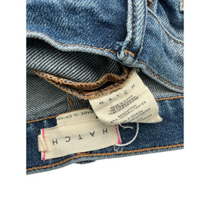 Hatch Relaxed Blue Boyfriend Maternity Denim Jeans Size 27