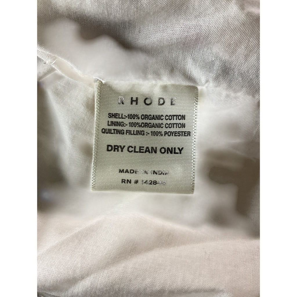 Rhode 'Emil' White Cotton Jacket Size S
