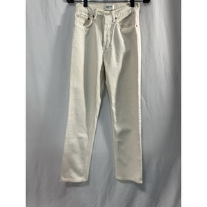 Agolde 'Lana' Blue Cotton Straight Denim Jean Size 23