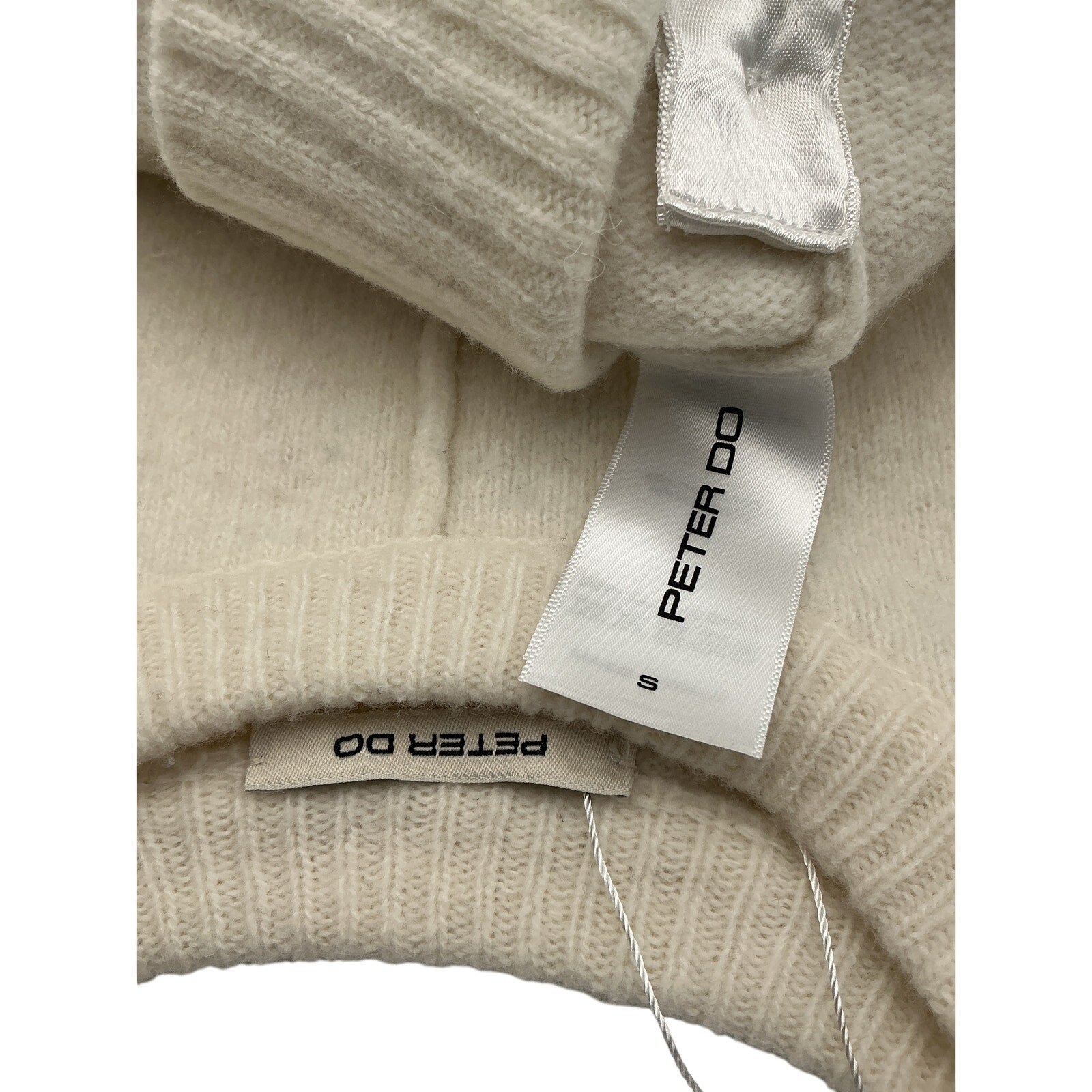 Peter Do Cream Wool Sweater Size S
