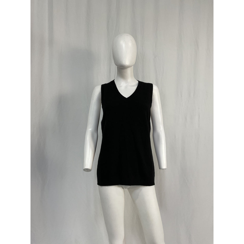 Reformation 'Reese' Black Cashmere Tank Size L