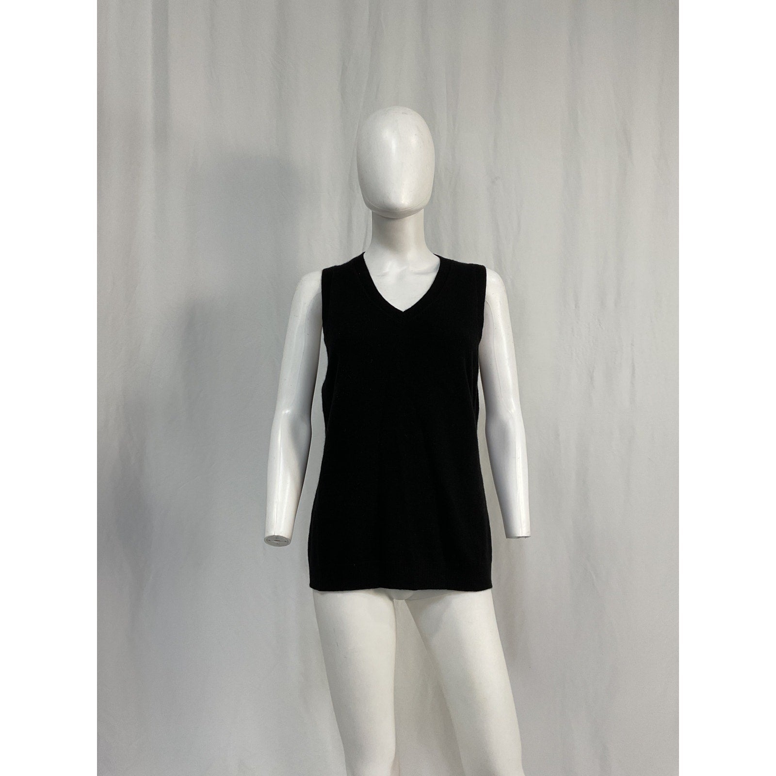 Reformation 'Reese' Black Cashmere Tank Size L