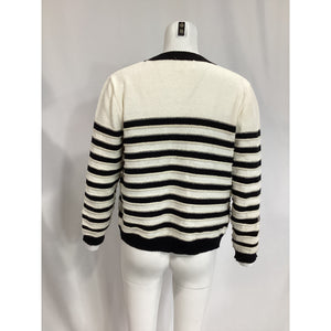 Line & Dot 'Kammi' White Long Sleeve Cardigan Size M