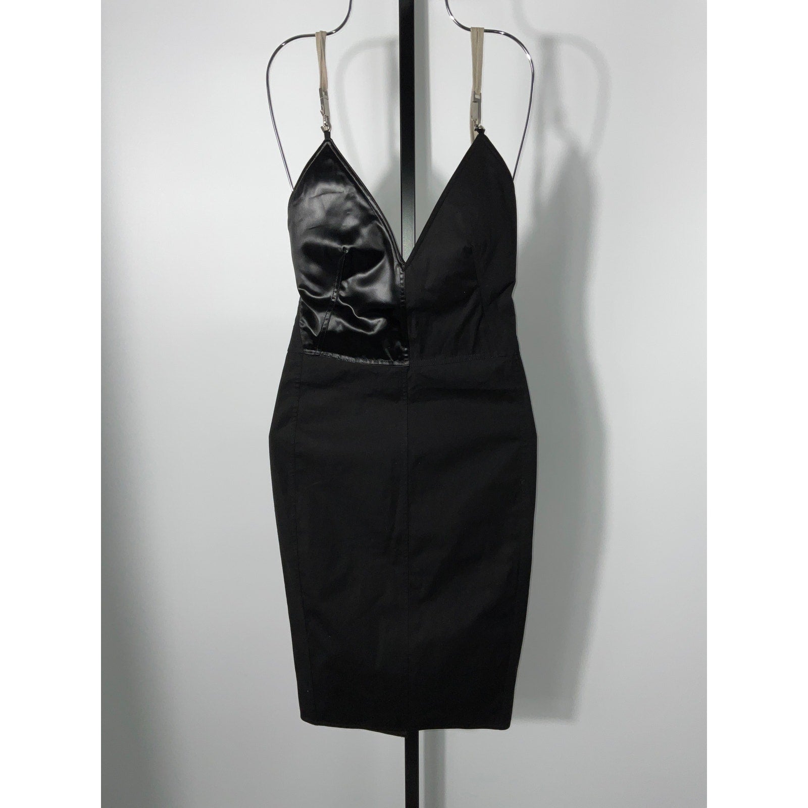 Rick Owens 'Maillot' Black Cotton Dress Size 38