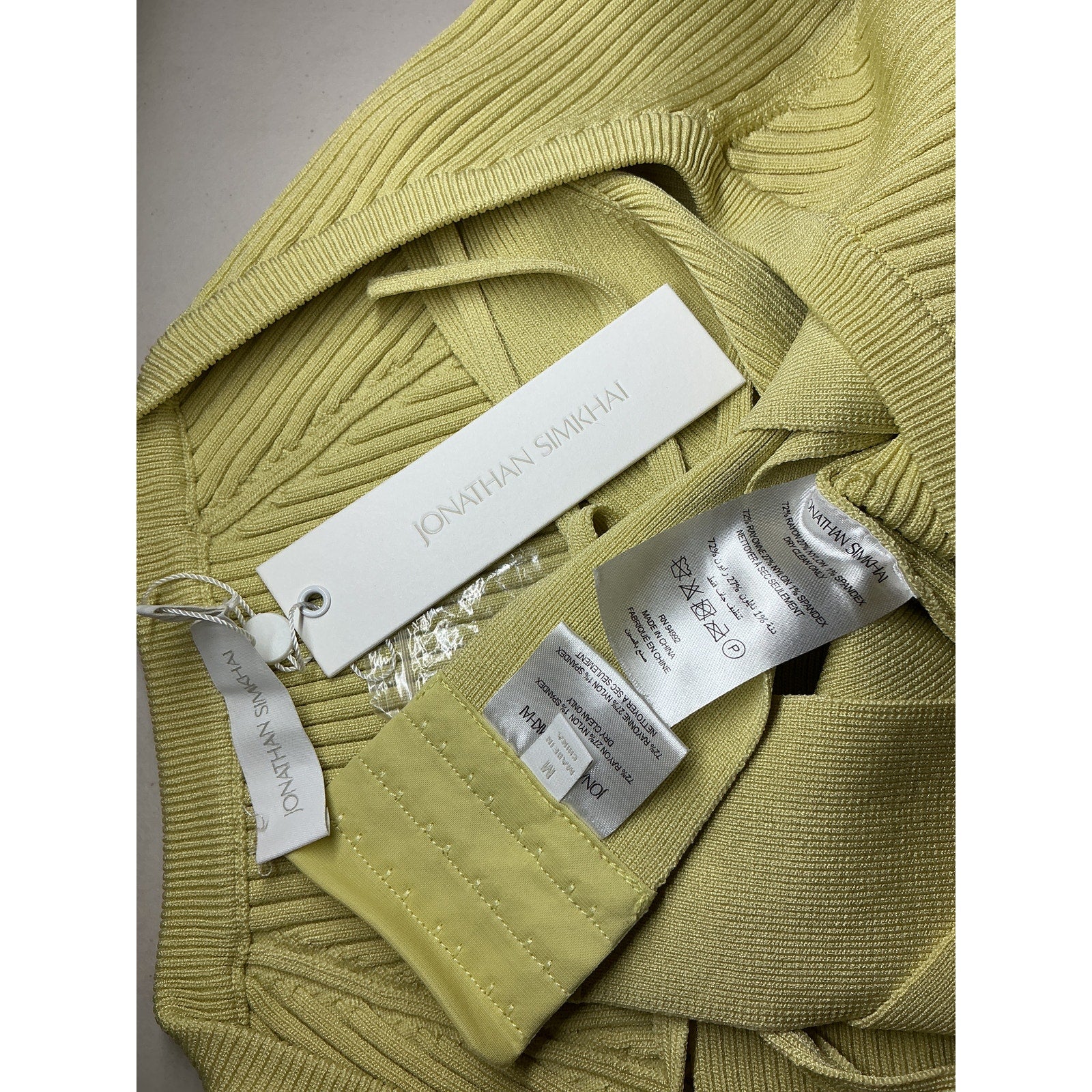 Simkhai 'Jayline' Green Rayon Scoop Neck Top Size M - NWT