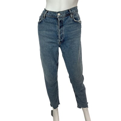 Agolde High Rise Rooted Nico Denim Jeans Size 30