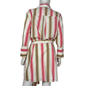 L'Academie Striped Multicolor Johsanna Mini Dress Size M