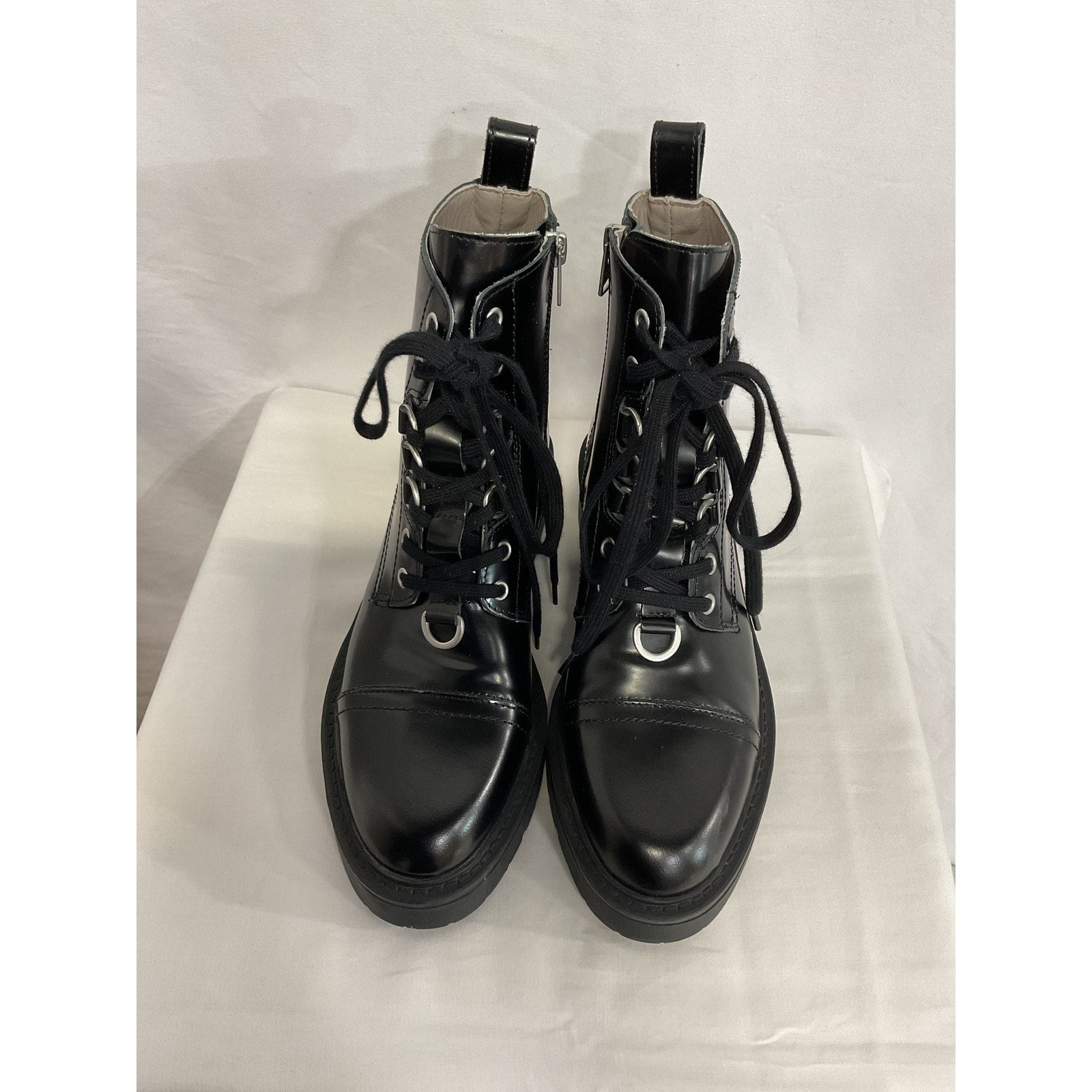 Allsaints 'Lira' Black Leather Boot Size 8