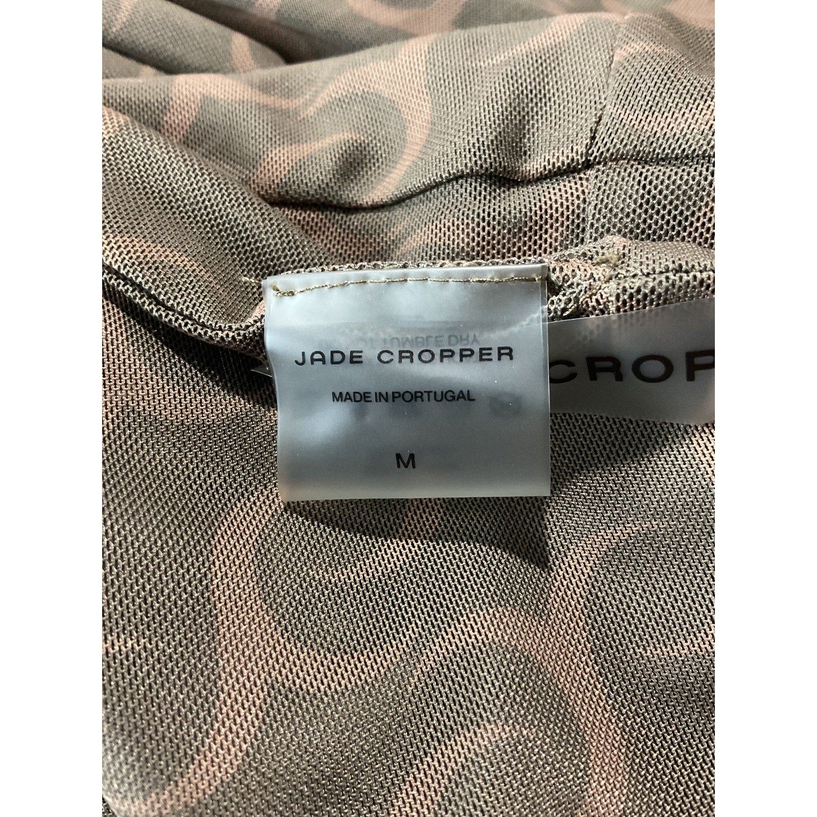 Jade Cropper Green Polyester Flared Reversible Trouser Size M