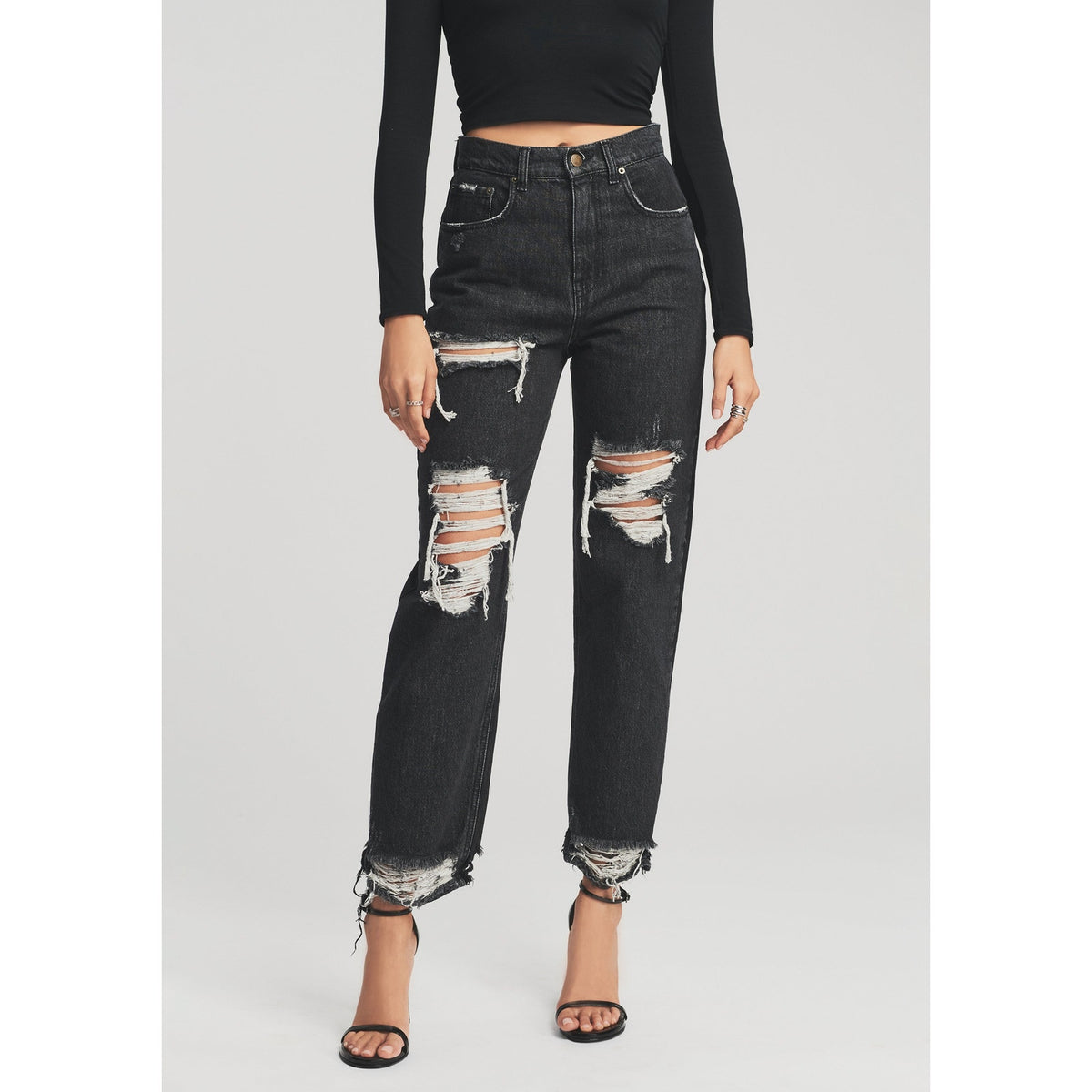 Retrofête 'Maggie' Black Denim Jean Size 28 - NWT
