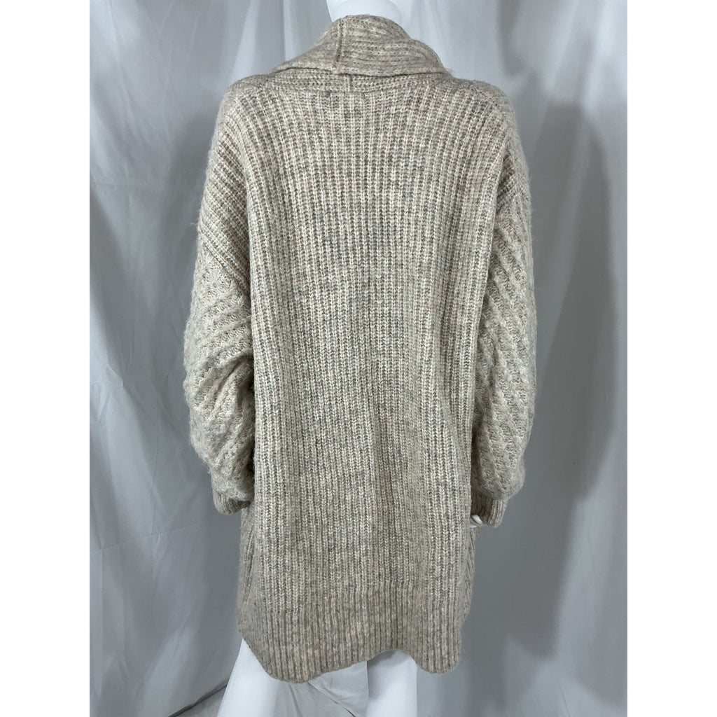 Tularosa 'Nalla' White Acrylic Cardigan Size S