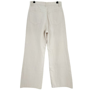 Reformation High Rise Beige Cary Wide Leg Denim Jeans Size 28