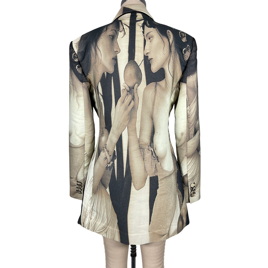 Cult Gaia 'Daniella' Tan Polyester Blazer Dress Size 4