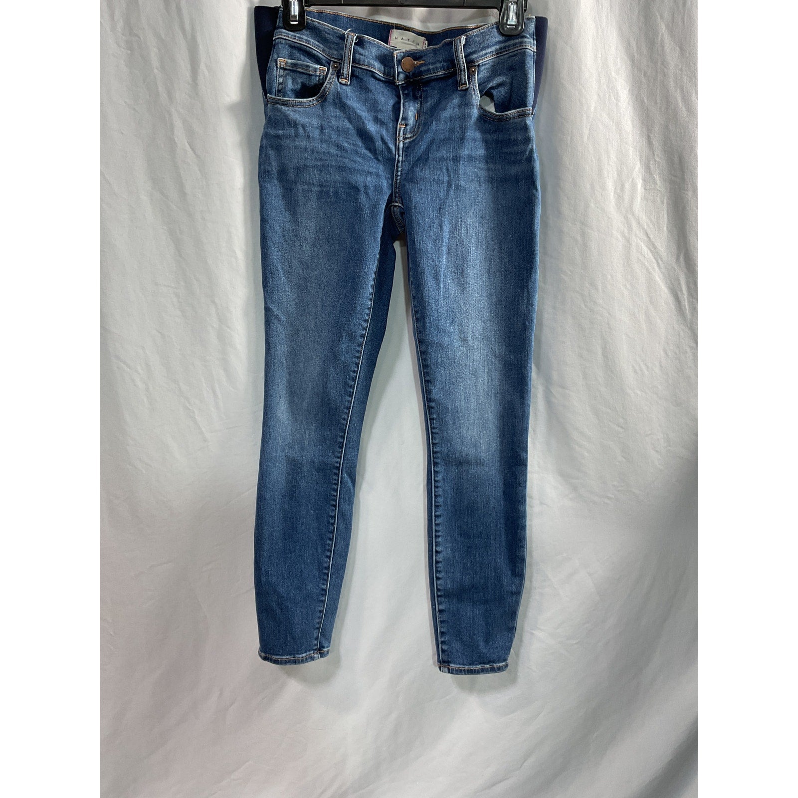 Hatch 'The Slim' Blue Maternity Denim Jean Size 26