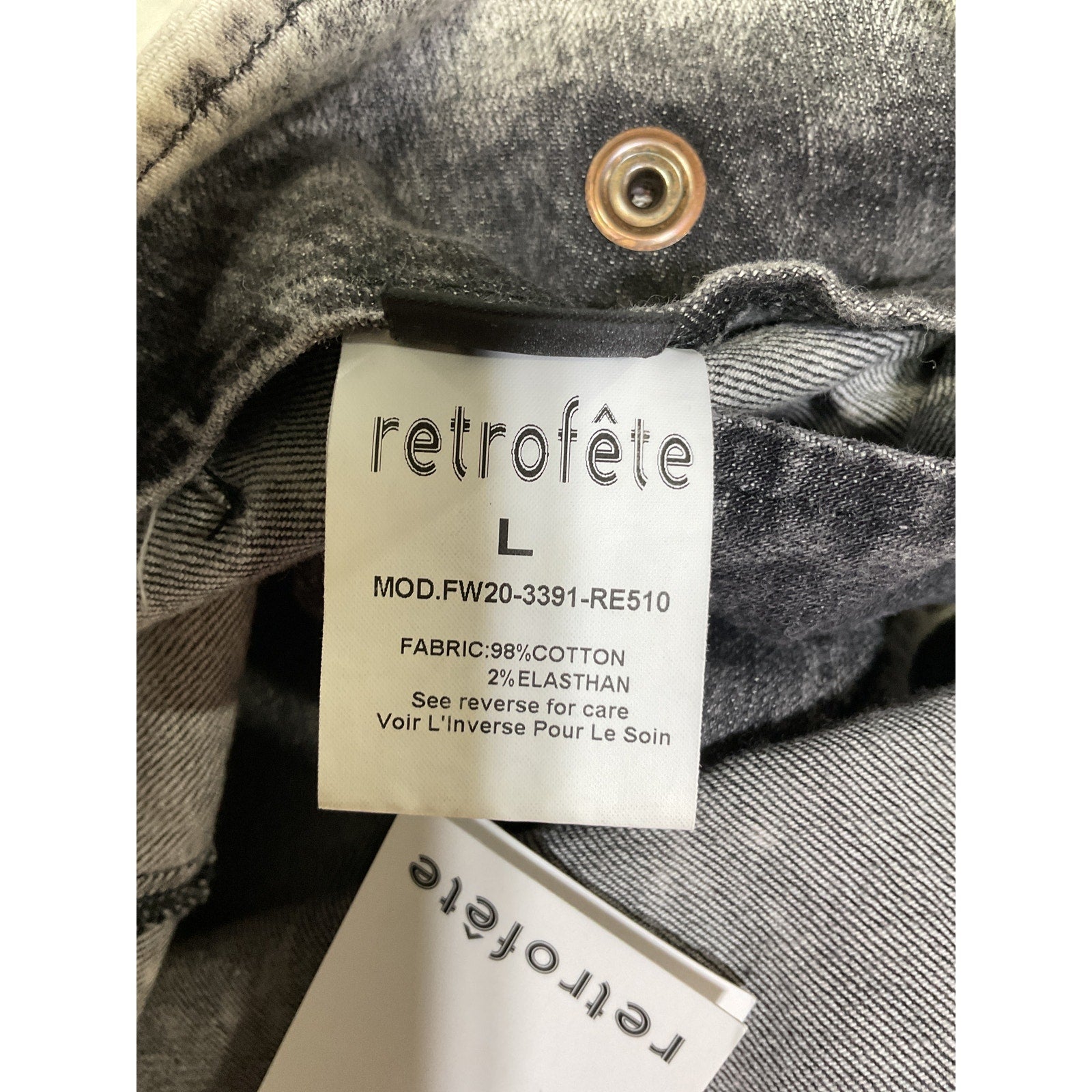 Retrofete 'Willa' Gray Skirt Size L - NWT