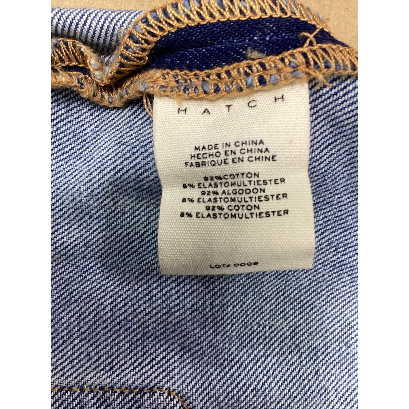 Hatch 'The Cut Off' Denim Maternity Short Size 31 - NWT
