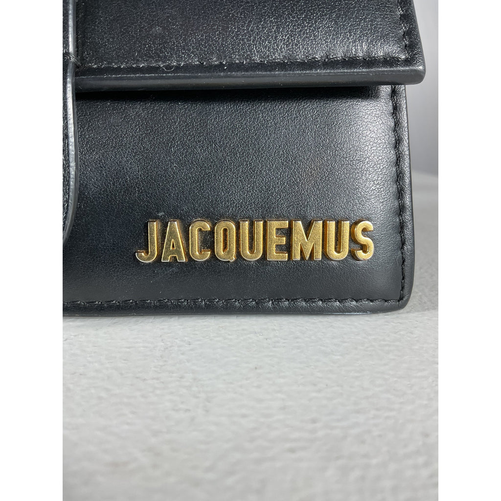 Jacquemus 'Le' Black Leather Bambino Bag