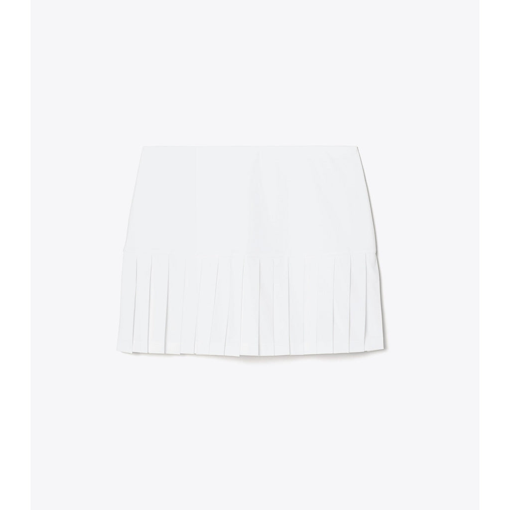 Tory Burch Pleated-Hem 'Tennis' Snow White Skirt Size S