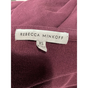 Rebecca Minkoff 'Janine' Red Long Sleeve Round Neck Jumpsuit Romper Size XS