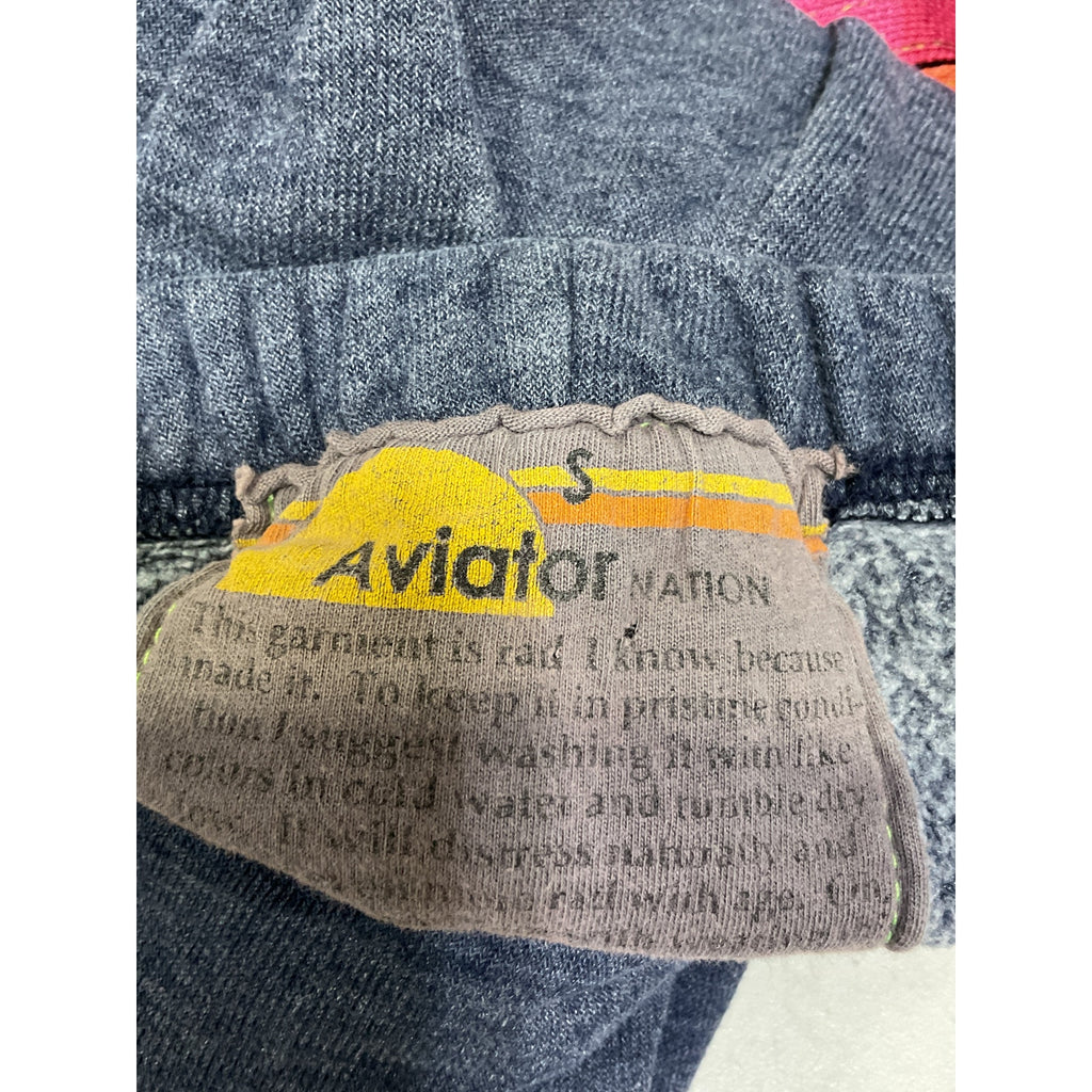Aviator Nation '5 Stripe' Grey Sweatpants Size XS