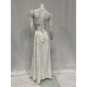 House Of Harlow 1960 x Revolve 'Destino' White Nylon Maxi Dress Size S