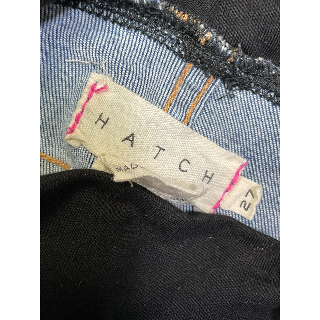 Hatch 'The Over' Blue The Bump Slim Maternity Denim Jean Size 27