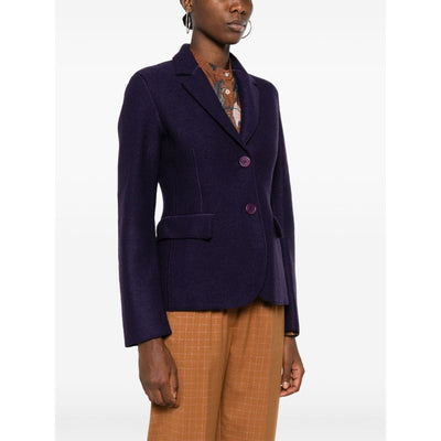 Aspesi 'Virgin' Purple Wool Blazer 2