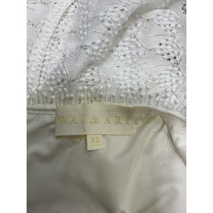 Waimari Lace White Lluvia Midi Dress Size XS