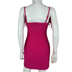 Likely Feathered Fuchsia Katy Dress Size 4