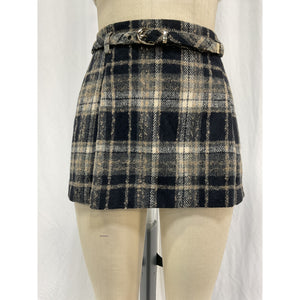 Reformation 'Rory' Black Polyester Skirt Size 6