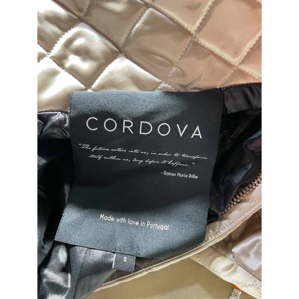 Cordova 'The Courmayeur' Tan Belted Quilted Ski Suit Size S