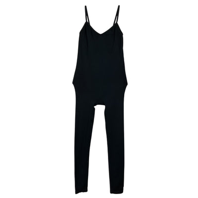 Hatch Ribbed Black Body Unitard Size XS