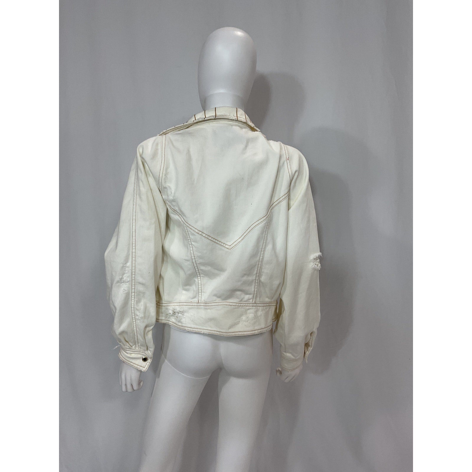 Retrofete 'Lapel' White Jacket Size XS