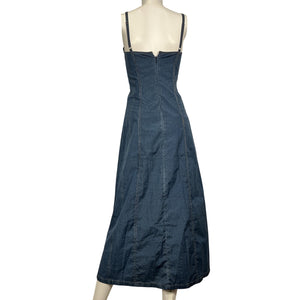 Rag & Bone Classic Blue Miramar Melody Poplin Dress Size 0