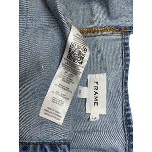 Frame Chic Blue Bustier Zip Dress Size XL