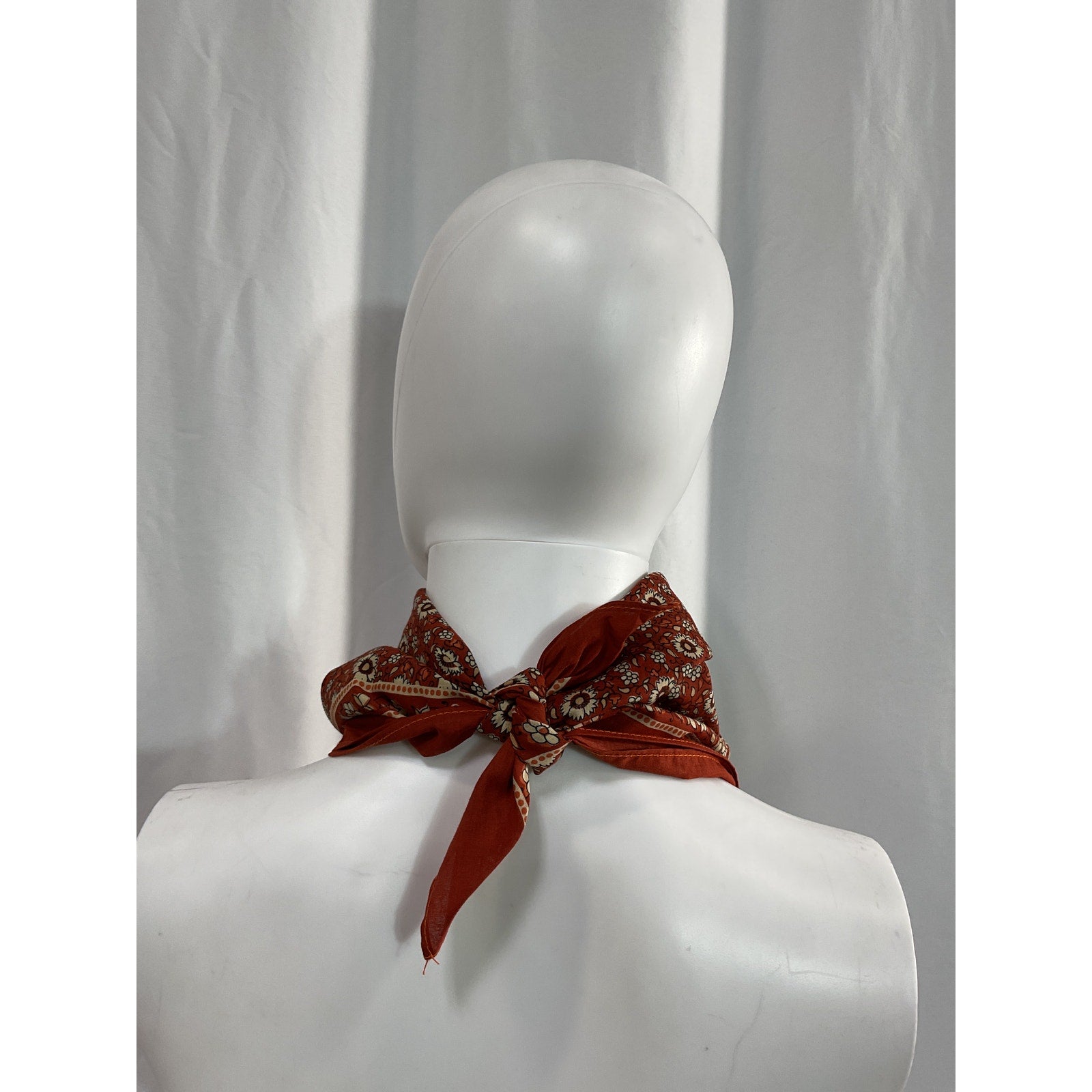 S�zane 'Floral' Red Scarf Size OS