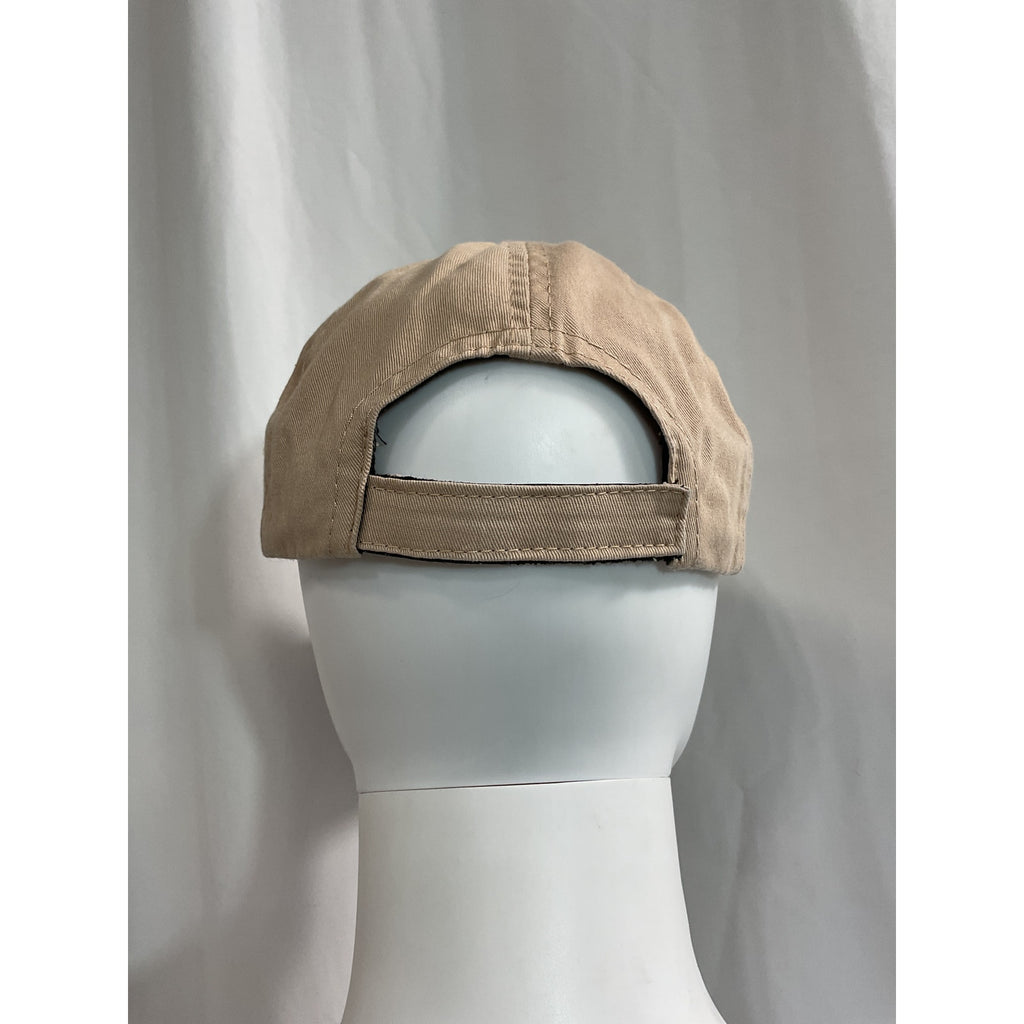 Ruslan Baginskiy Beige Embroidered Canvas Logo 6 Panel Baseball Cap Size OS