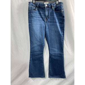 Frame Le Cropped Mini Mid Rise Bootcut Blue Denim Jeans Size 30